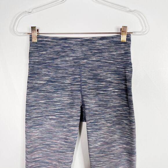 Calvin Klein Performance Spacedye Ombre High Waist Leggings Blue Evening Sand S - Picture 3 of 11